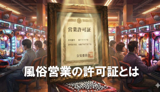 風俗営業の許可証とは？掲示義務・書換え・再交付・返納までの全て
