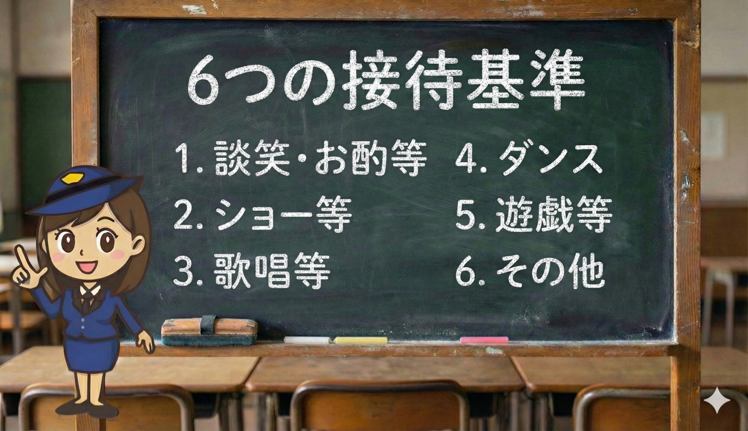 風営法６つの接待基準