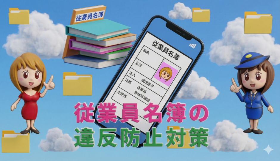 風俗営業　従業員名簿の違反対策