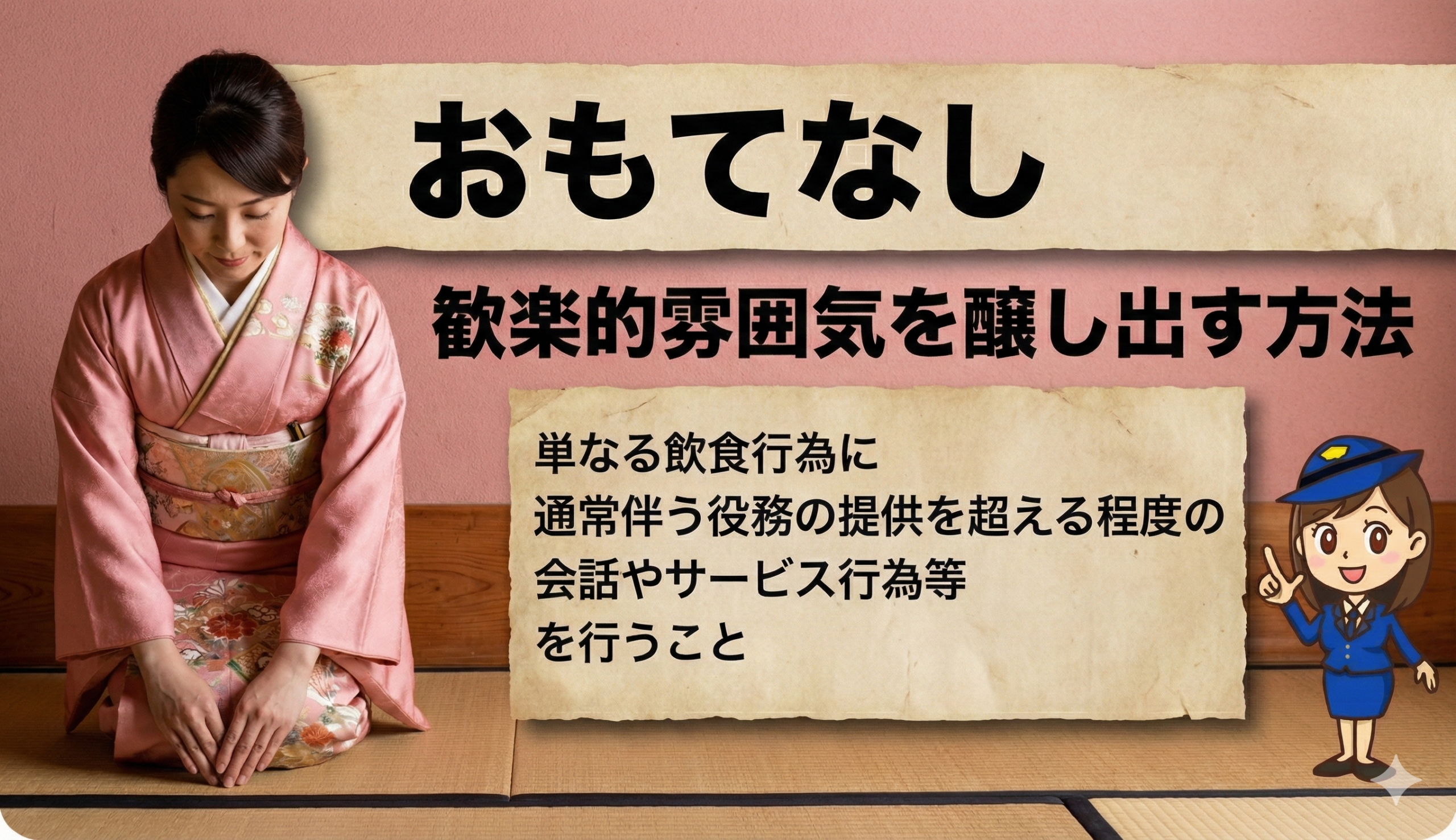 風営法の歓楽的雰囲気とは
